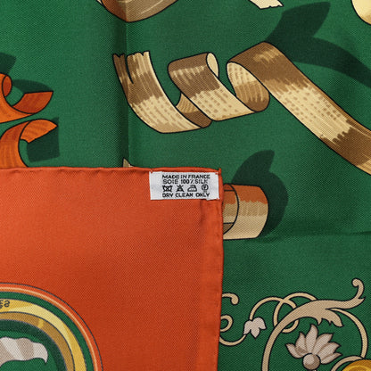 Hermes Silk Copeaux Scarf 90 4 of 5