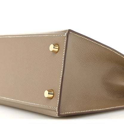 Hermes Epsom Kelly Sellier 25 Etoupe 10 of 13