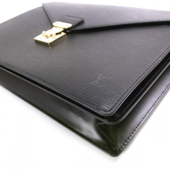 Louis Vuitton Epi Serviette Ambassadeur Briefcase Noir 6 of 10