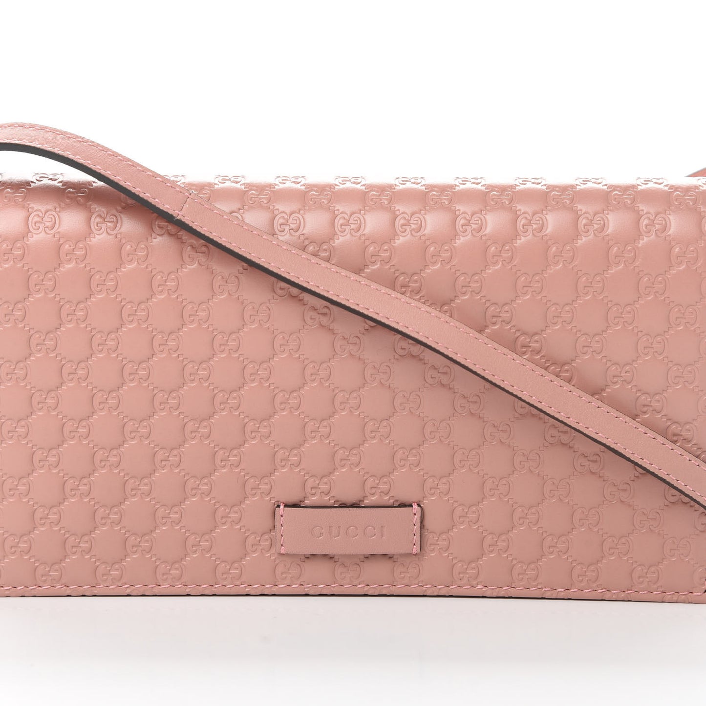 Microguccissima Crossbody Wallet Soft Pink