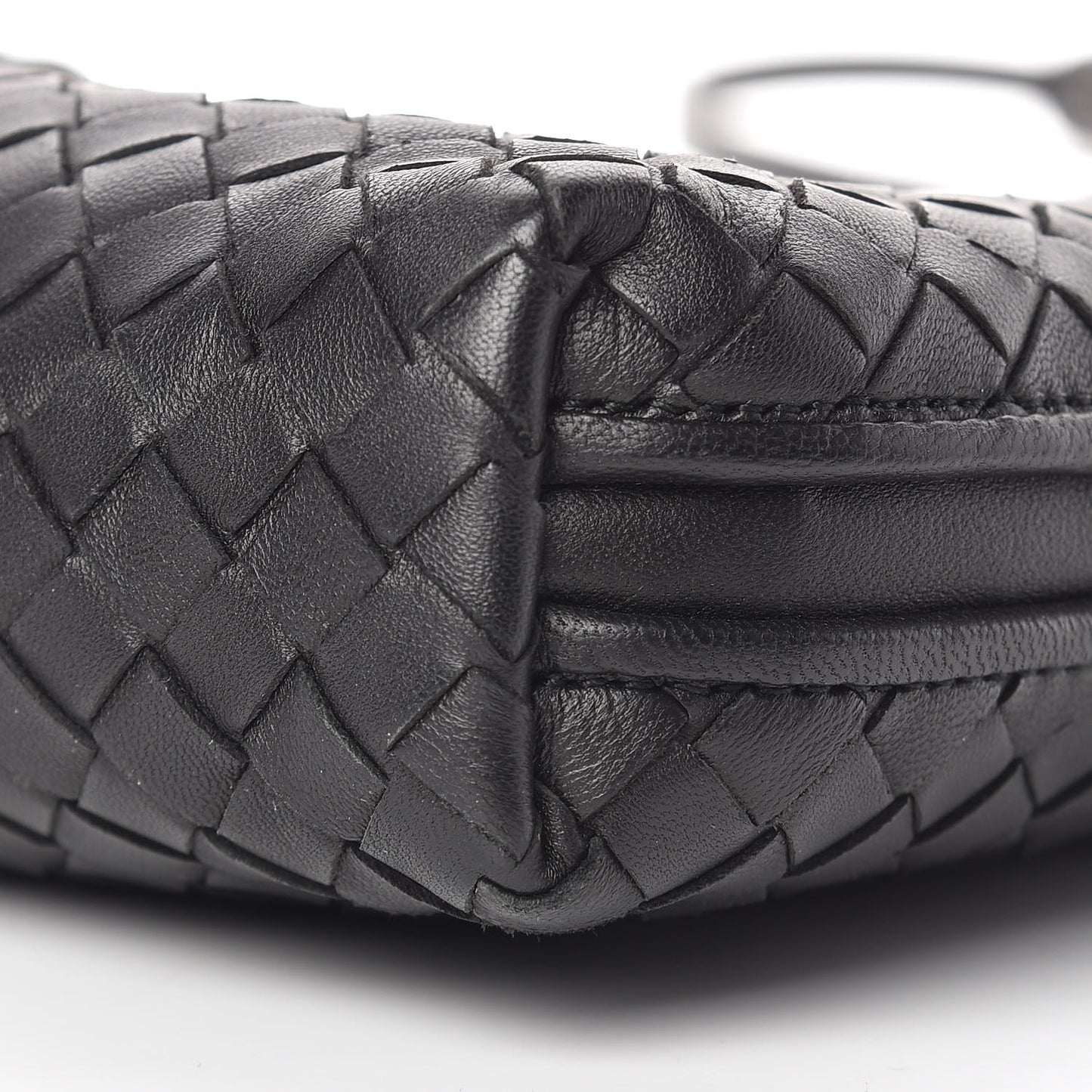 Nappa Intrecciato Nodini Bag Black