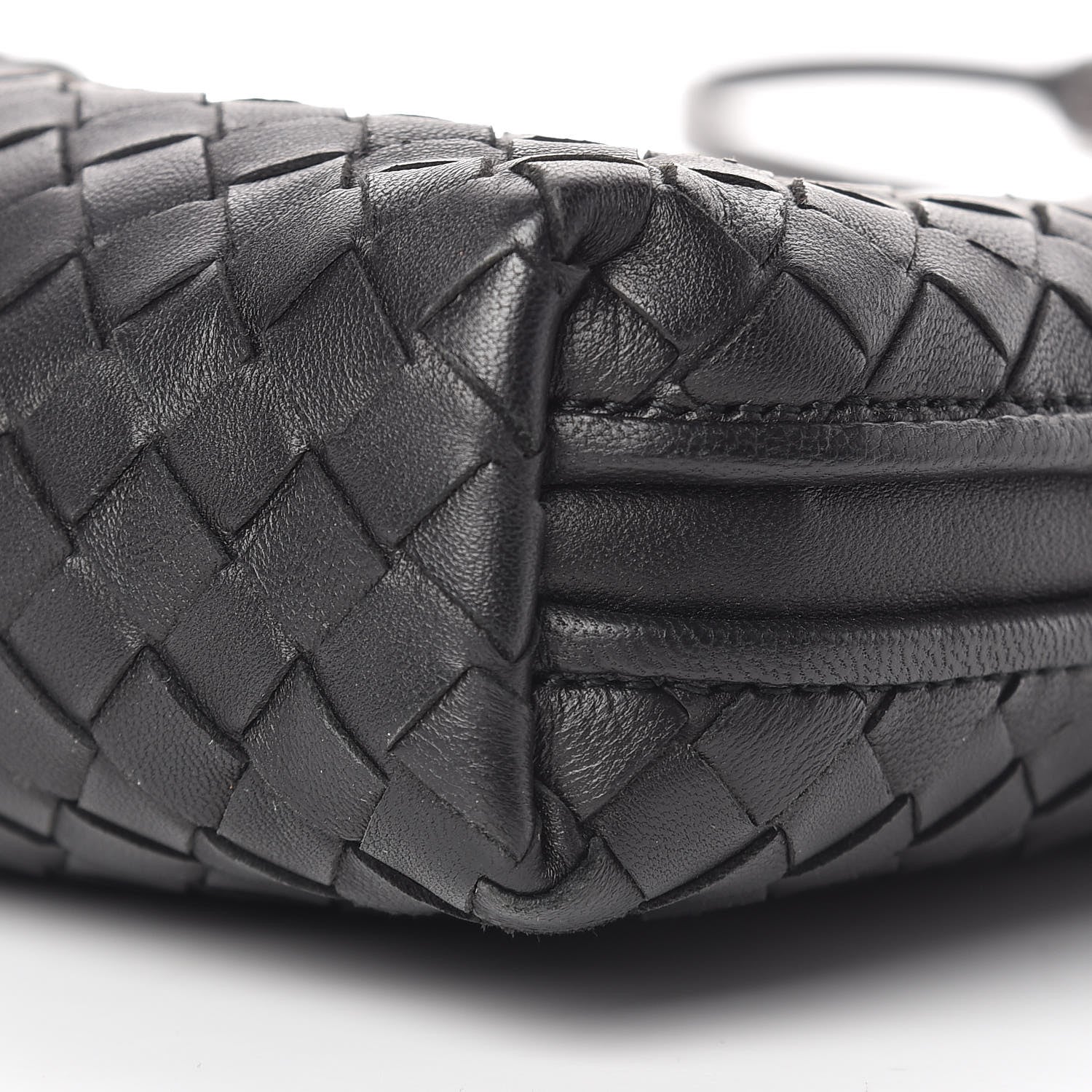 Bottega Veneta Nappa Intrecciato Nodini Bag Black 10 of 10