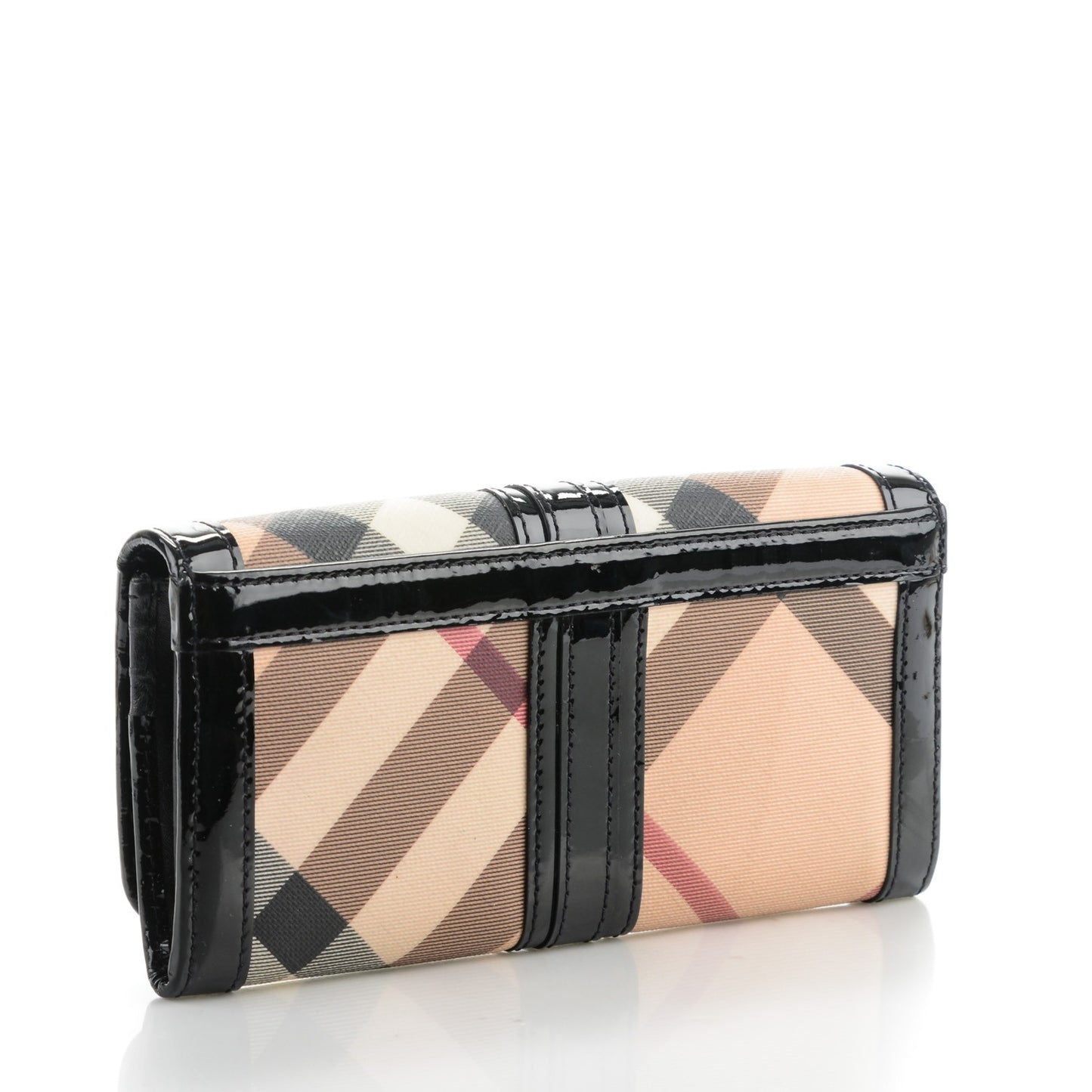 Supernova Check Penrose Continental Wallet Black