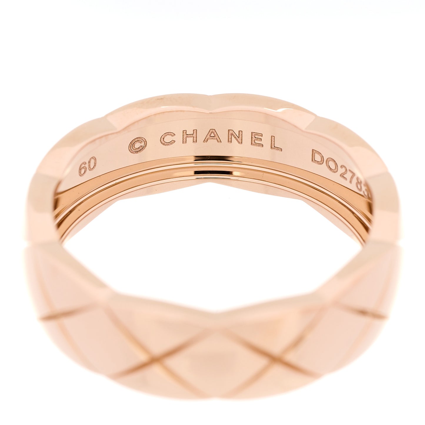 18K Beige Gold Small Coco Crush Ring 60 9.25