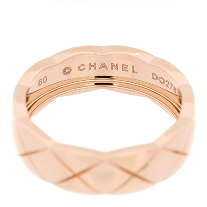 Chanel 18K Beige Gold Small Coco Crush Ring 60 9.25 4 of 6