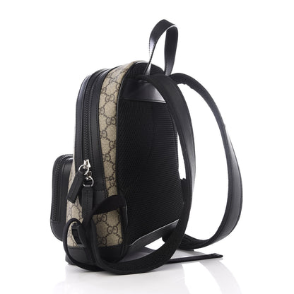 Gucci GG Supreme Monogram Small Eden Day Backpack Black 2 of 9