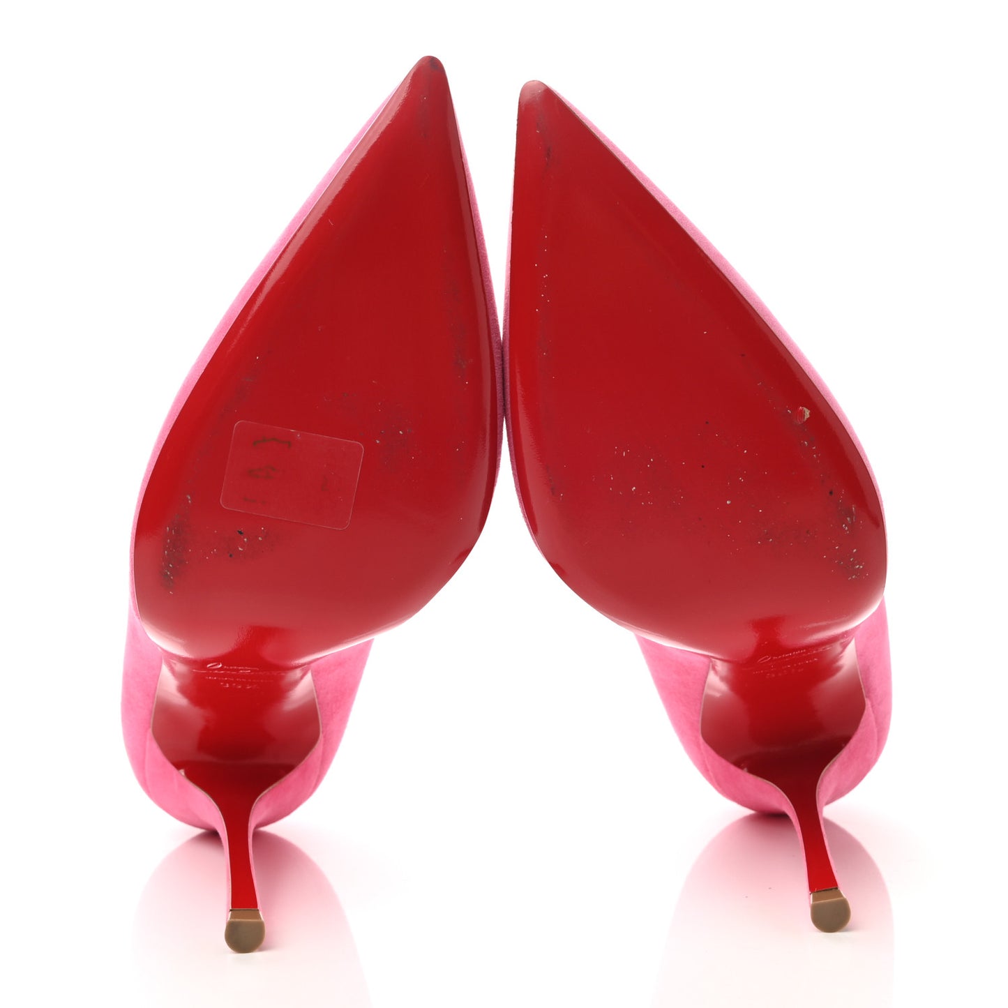 Suede Decoltish 100 Pumps 39.5 Pink