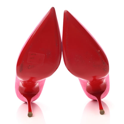 Christian Louboutin Suede Decoltish 100 Pumps 39.5 Pink 5 of 10