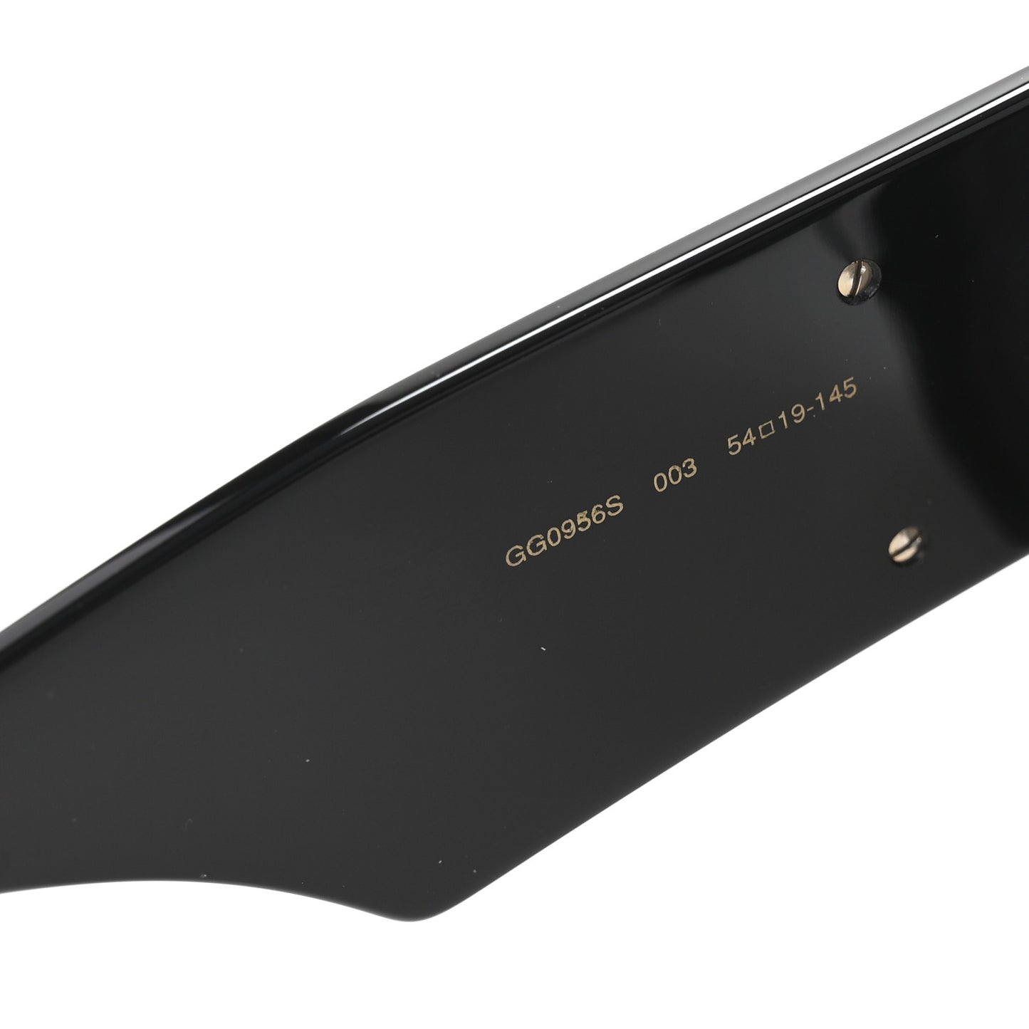 Acetate Square Frame Sunglasses GG0956S Black