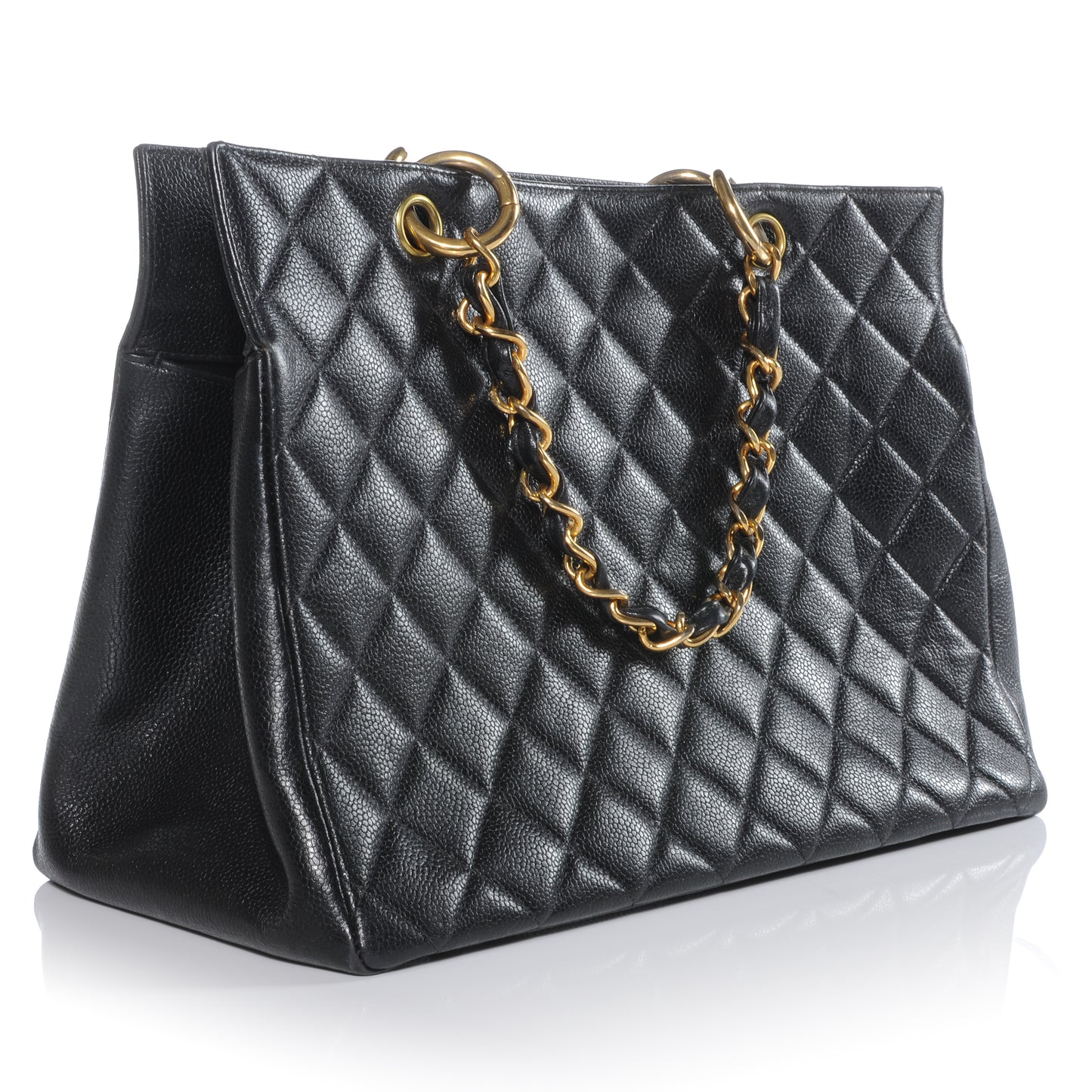 Caviar Grand Shopping Tote GST Black