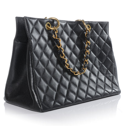 Chanel Caviar Grand Shopping Tote GST Black 3 of 8