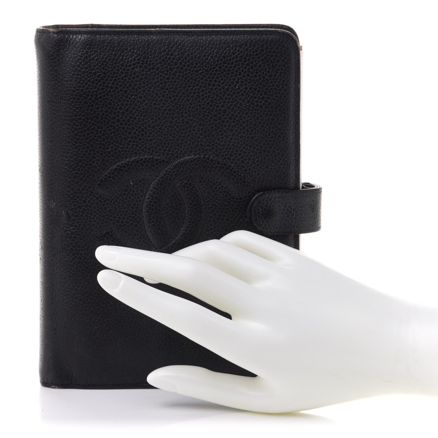 Caviar Timeless CC Ring Agenda Planner Black