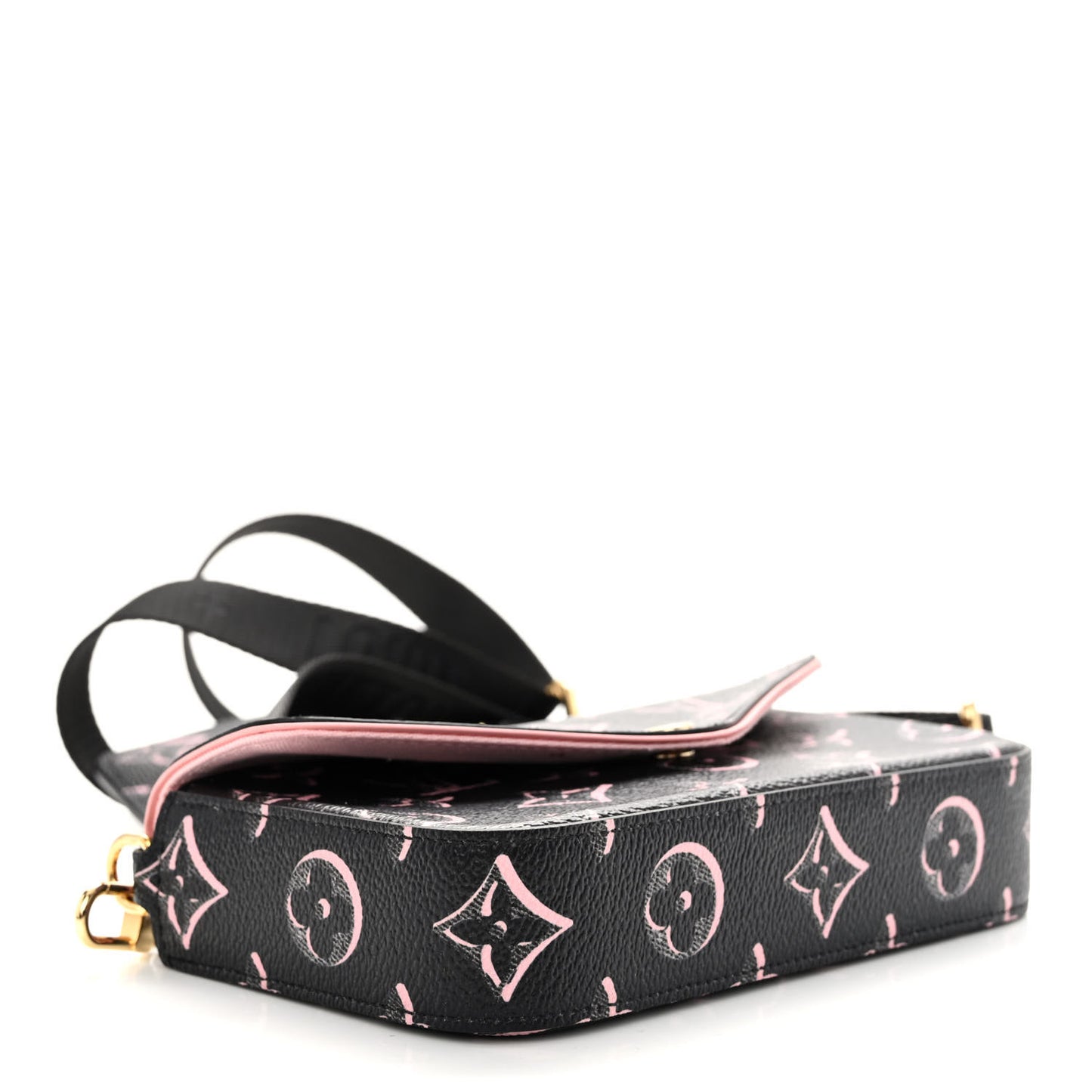 Monogram Fall For You Felicie Strap & Go Black