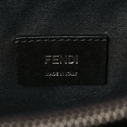 Fendi Vitello Elite Flamingo Slim Business Bag Black 6 of 11