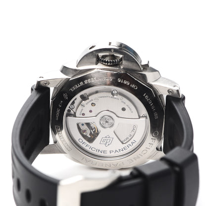 Panerai Stainless Steel Rubber 44mm Luminor Marina Manual Winding Watch Black PAM00312 4 of 4