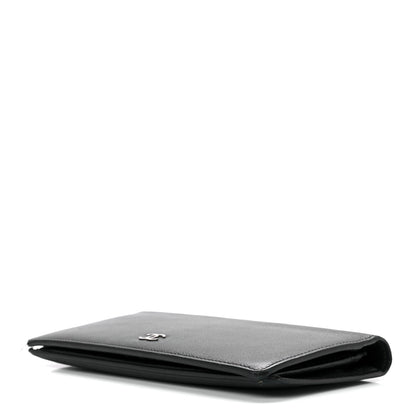 Chanel Caviar Sevruga Yen Wallet Black 11 of 13