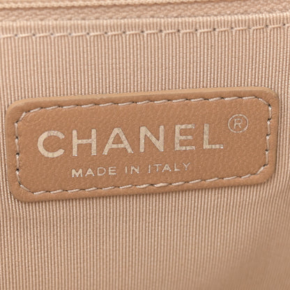Chanel Glazed Crinkled Lambskin Large East West Flap Red 6 of 12