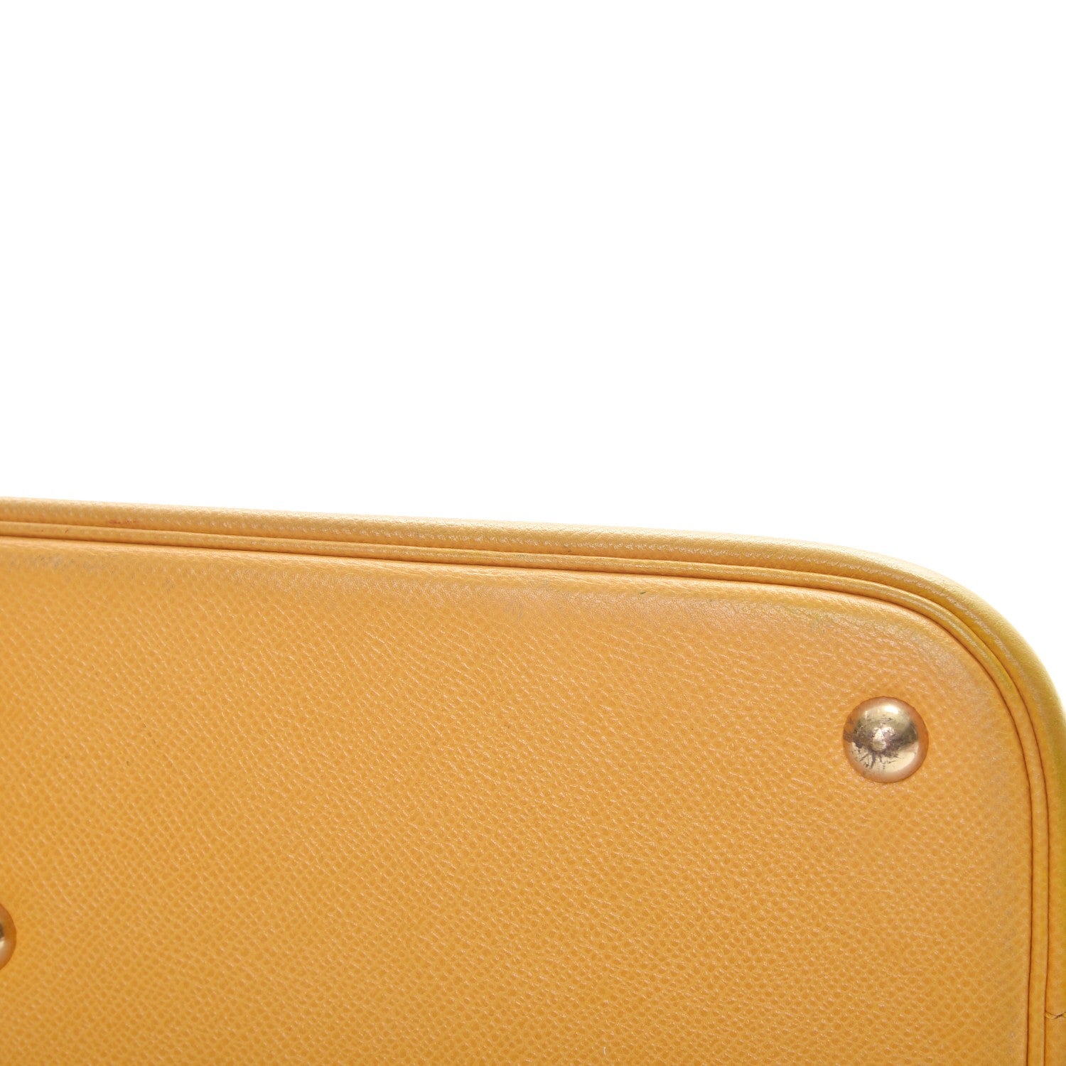 Hermes Courchevel Bi Color Bolide 35 Jaune Gold 11 of 19