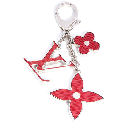 Louis Vuitton Fleur d Epi Bag Charm Rubis Red 1 of 4