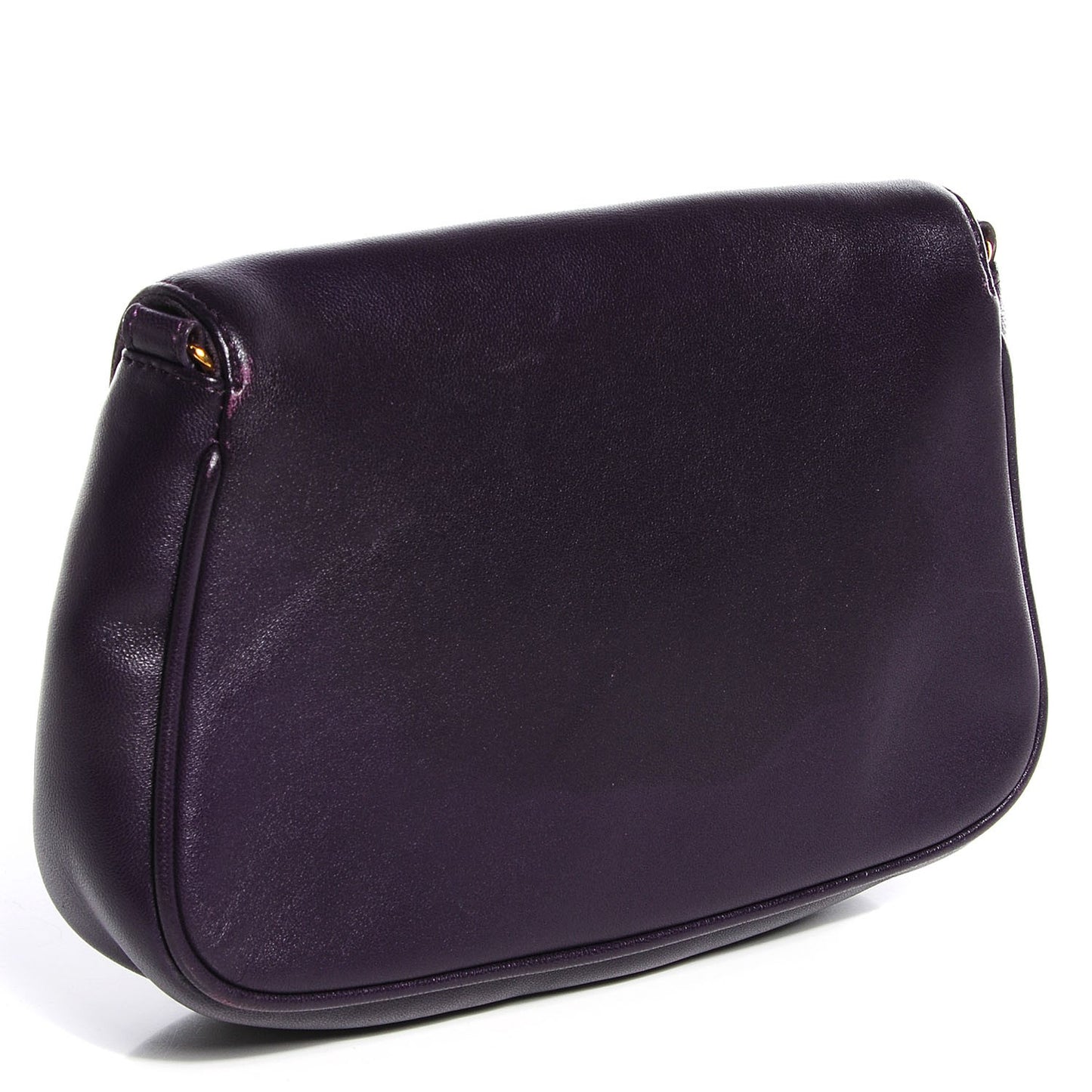 Nappa Fendista Pouchette Crossbody Ametista