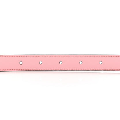 Gucci Moon Calfskin Palladium Double G 20mm Belt 100 40 Wild Rose 5 of 5