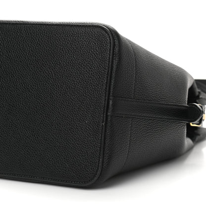 Celine Grained Calfskin Medium Cabas De France Black 10 of 10