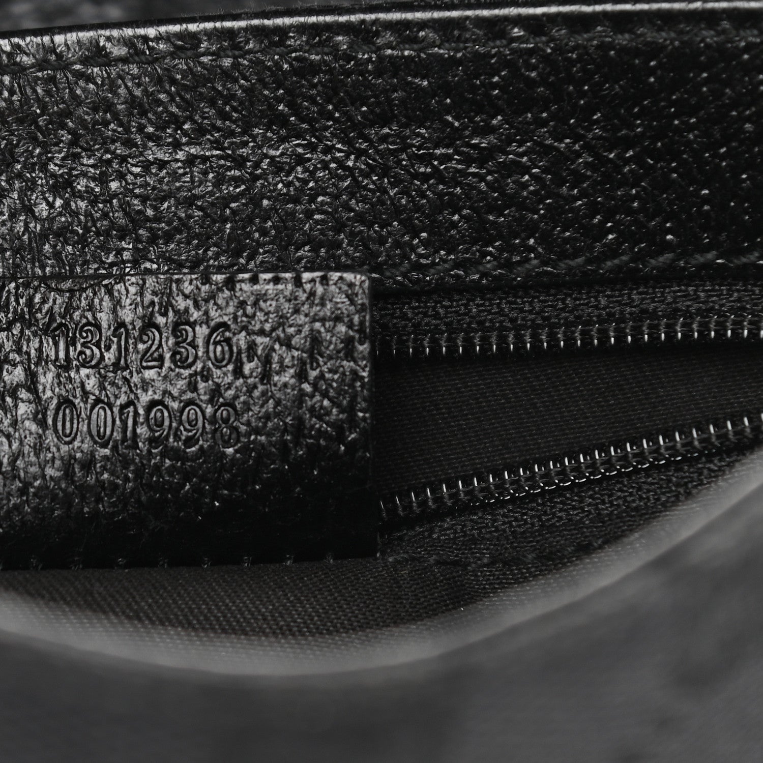 Gucci Monogram Waist Pouch Bag Black 7 of 9