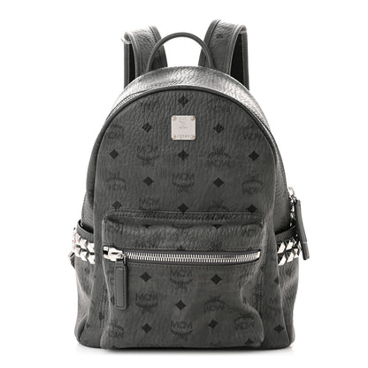 MCM Visetos Small Side Stud Stark Backpack Phantom Grey 1 of 10