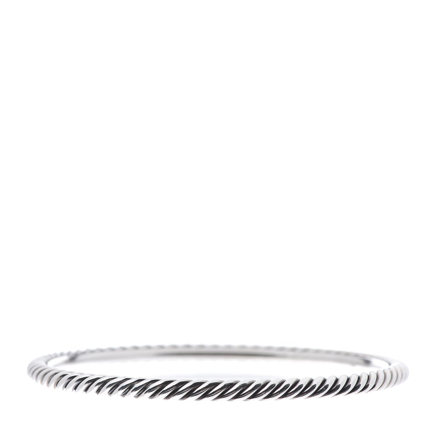 Sterling Silver 4mm Cable Classics Bangle Bracelet
