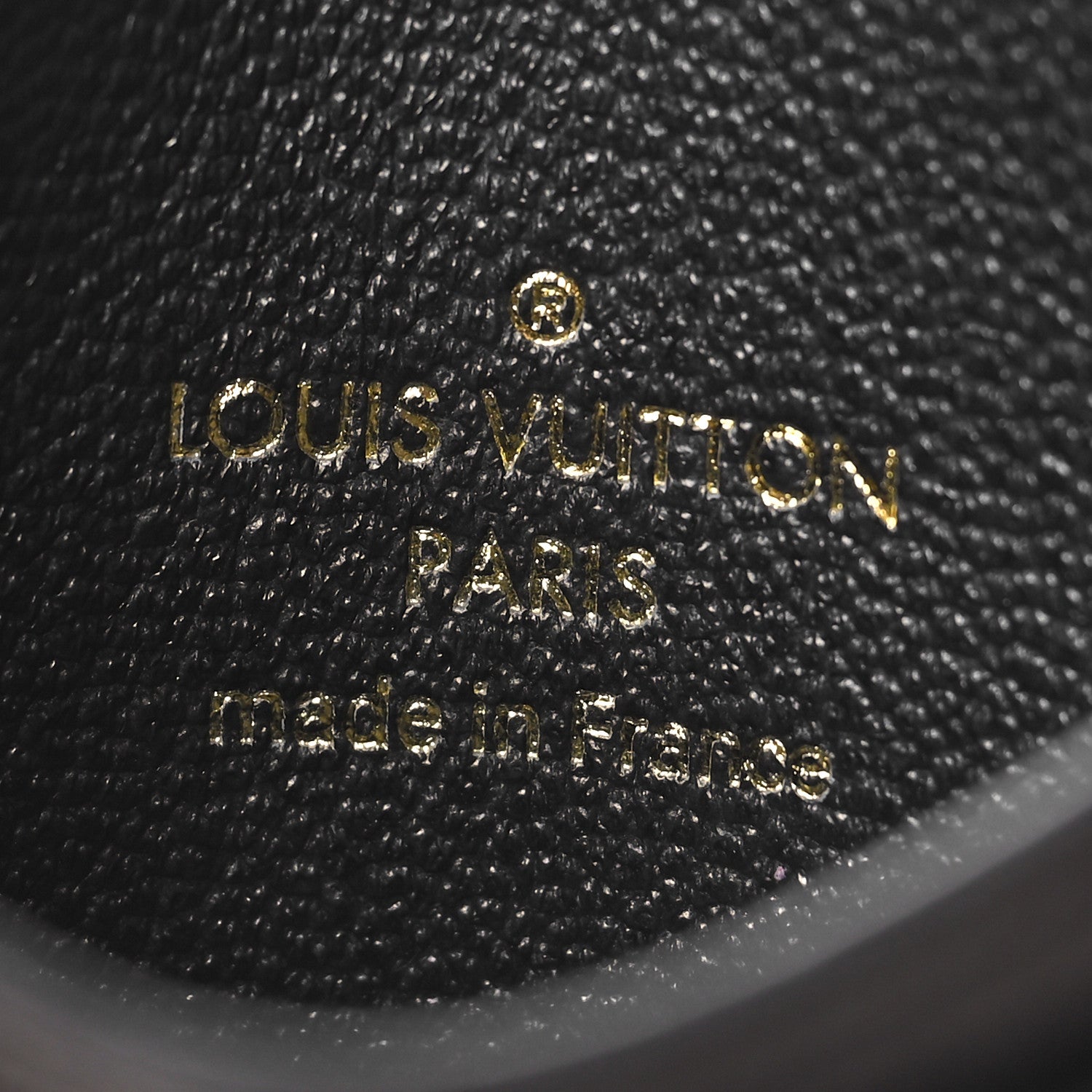 Louis Vuitton Lambskin Embossed Monogram LV Charms Porte Coussin Card Holder Black 6 of 7