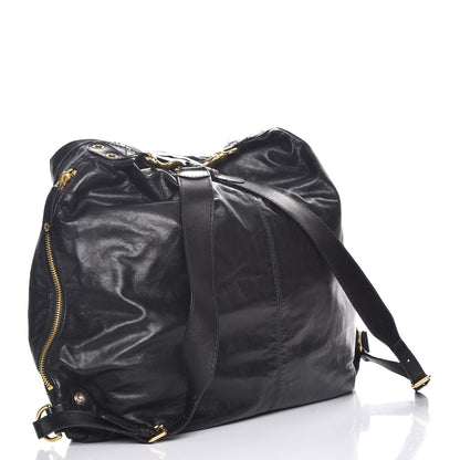 Gucci Lambskin Large Darwin Convertible Backpack Black 3 of 8