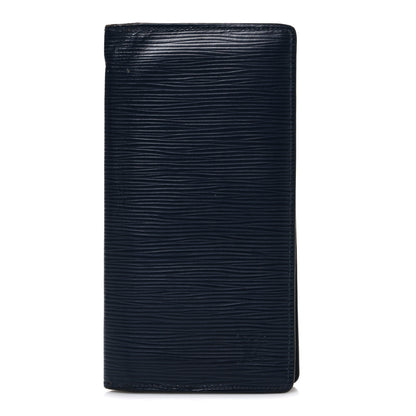 Louis Vuitton Epi Brazza Wallet Blue Marine 1 of 7