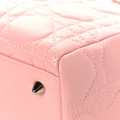 Christian Dior Lambskin Cannage Medium Lady Dior Light Pink 10 of 16