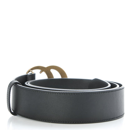 Gucci Calfskin Double G 40mm Belt 100 40 Black 3 of 6