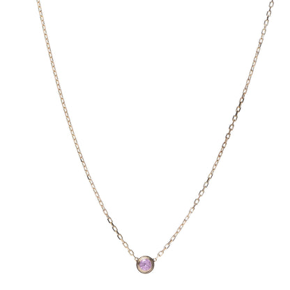 Cartier 18K Pink Gold Pink Sapphire D'Amour Pendant Necklace 1 of 5