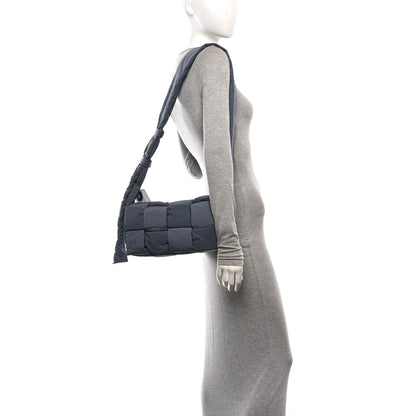 Bottega Veneta Nylon Intrecciato Padded Tech Cassette Bag Thunder 2 of 11
