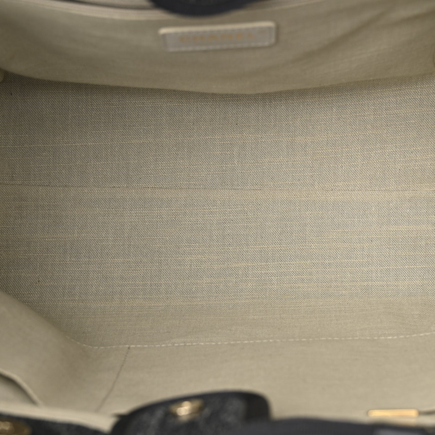 Denim Small Deauville Tote Dark Blue White