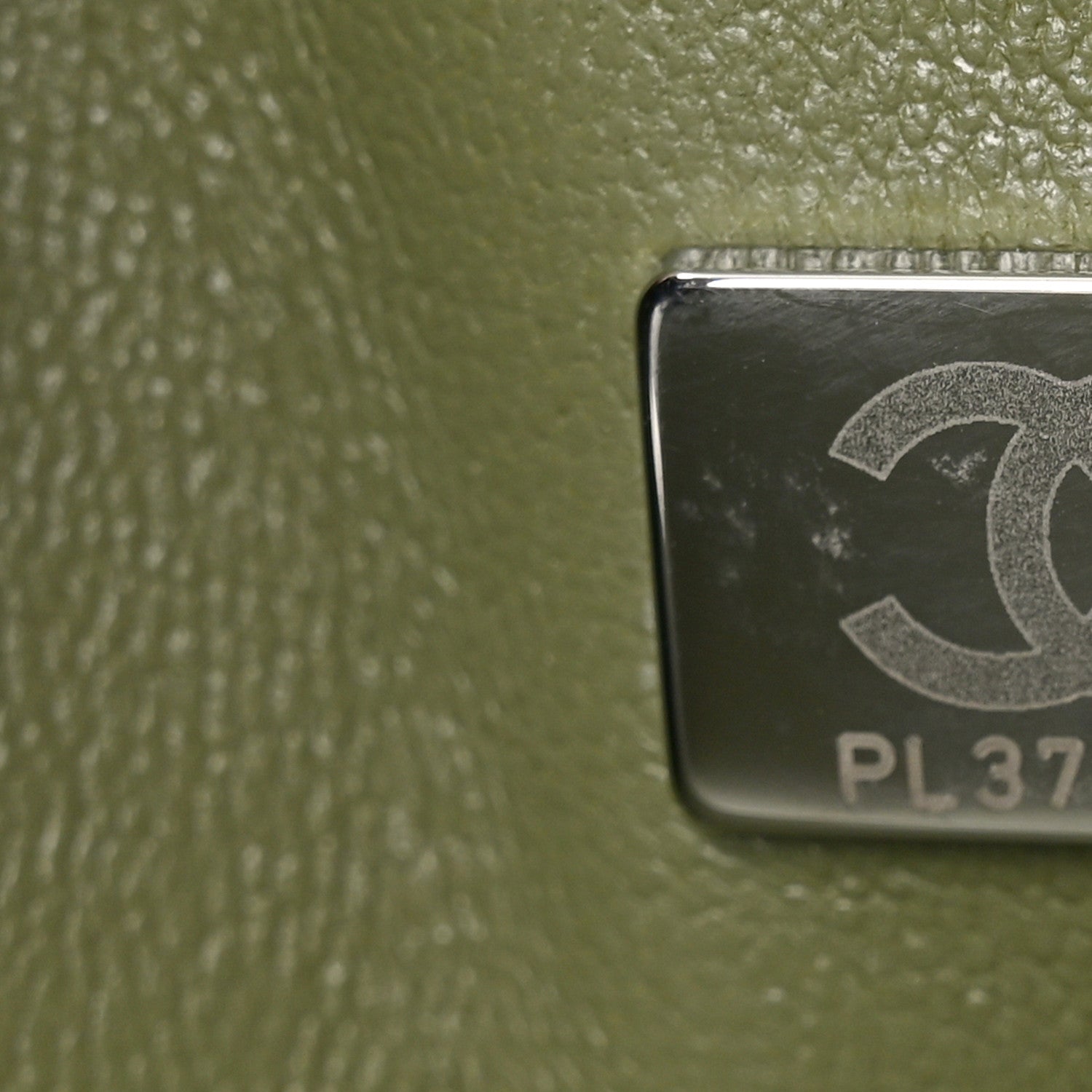 Chanel Lambskin Quilted Medium Double Flap Green 7 of 10