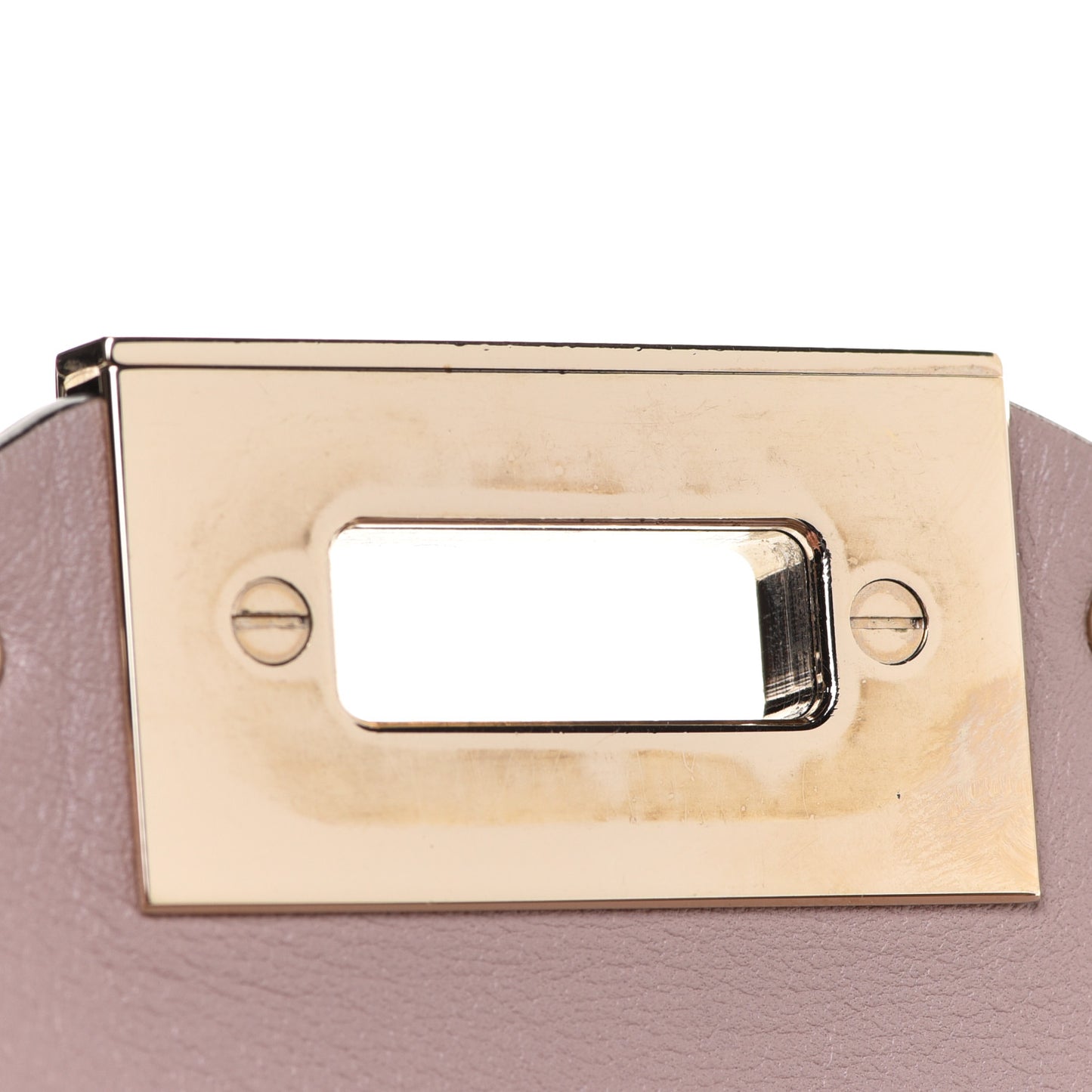 Calfskin Mini Rockstud Crossbody Bag Poudre