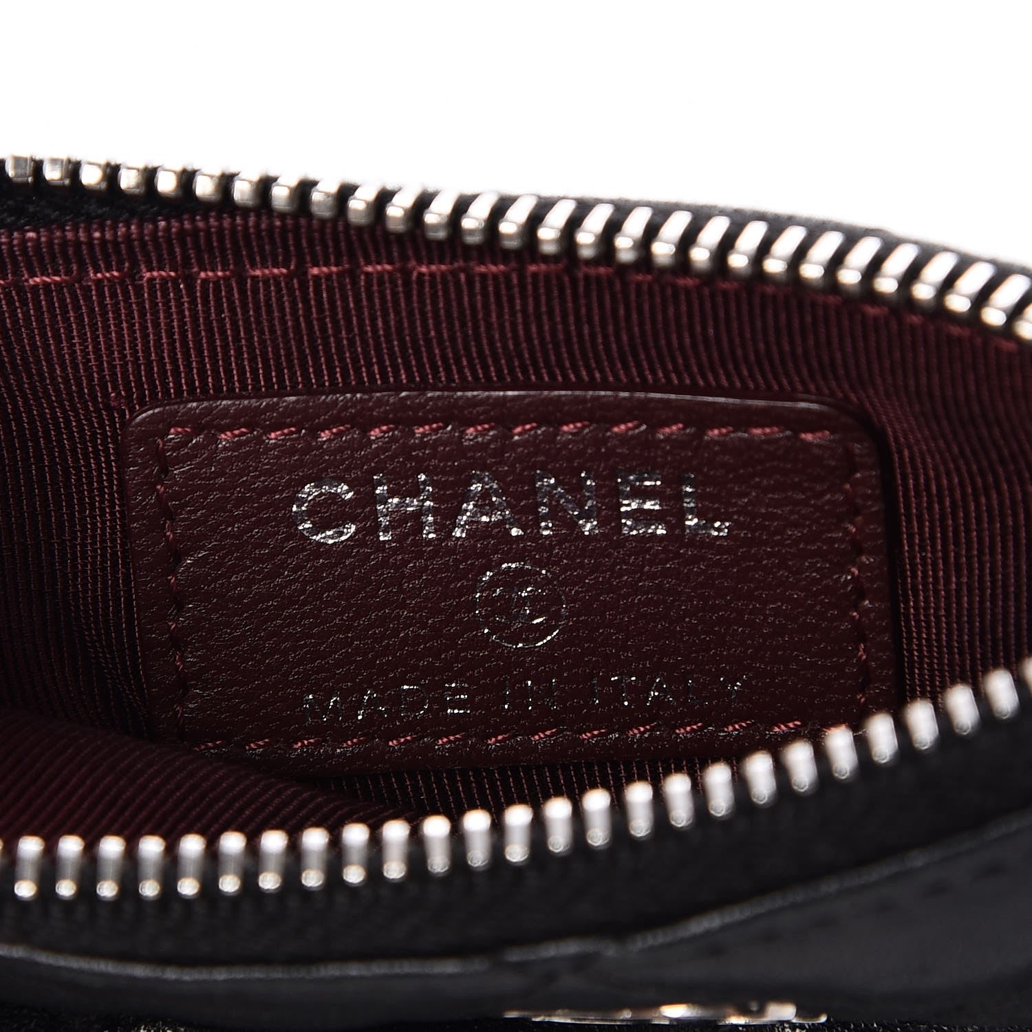 Chanel Lambskin Quilted Key Holder Case Black 6 of 7