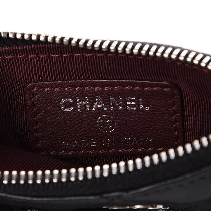 Chanel Lambskin Quilted Key Holder Case Black 6 of 7
