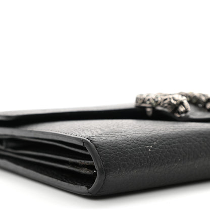 Gucci Calfskin Mini Dionysus Chain Wallet Black 8 of 12