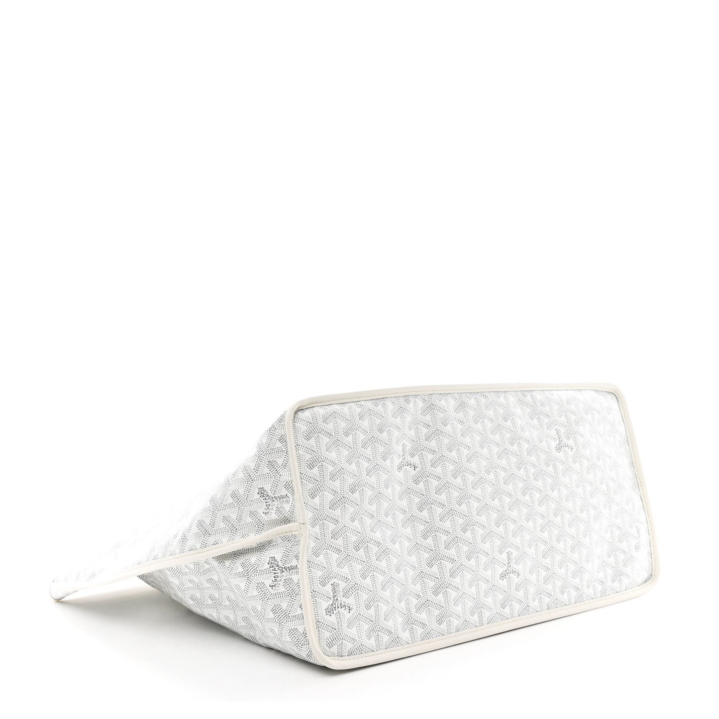 X PEANUTS Goyardine Reversible Anjou GM White