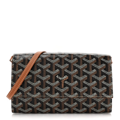 Goyard Goyardine Varenne Continental Wallet Black Gold 1 of 11