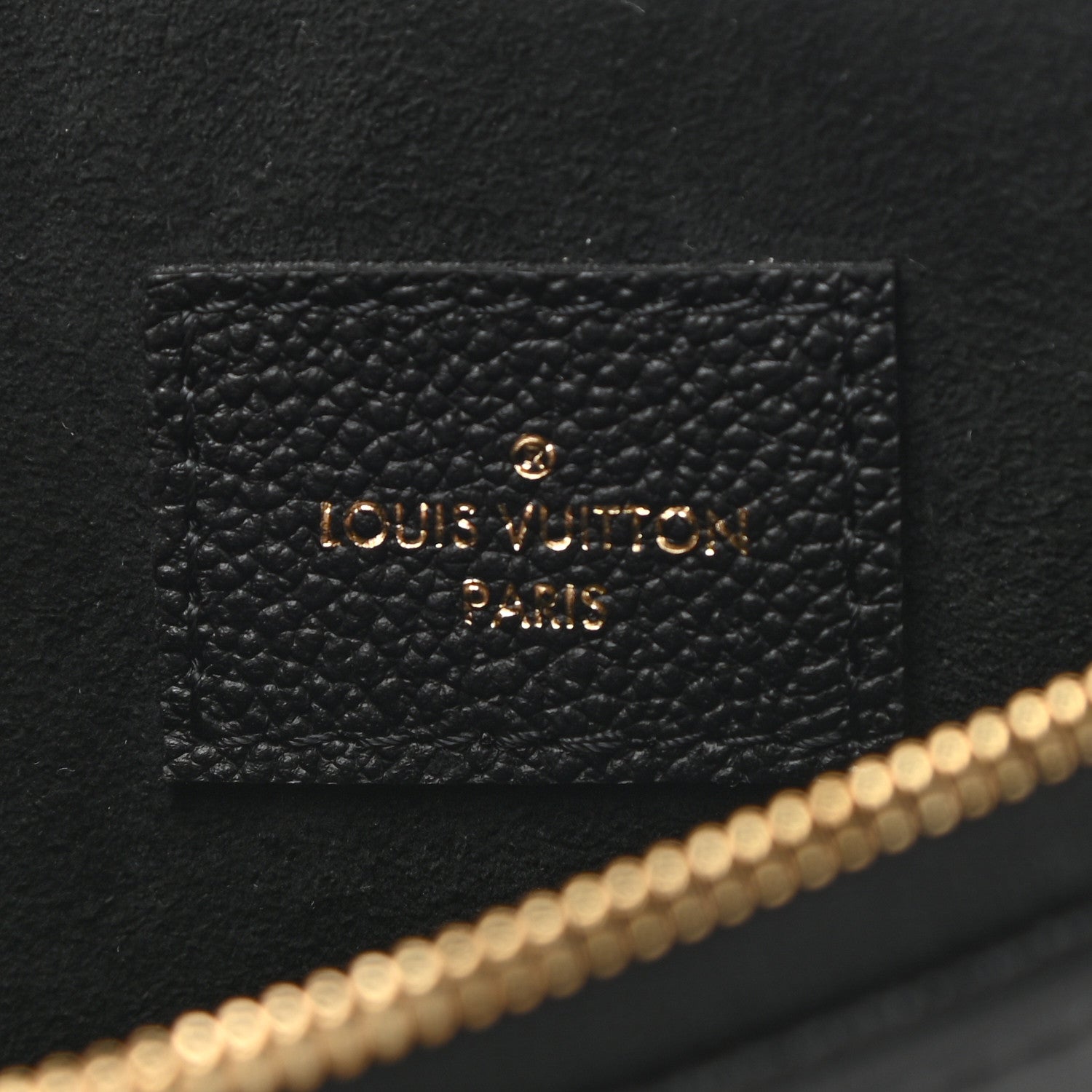 Louis Vuitton Empreinte Monogram Giant Multi Pochette Accessories Mini Pochette Black 5 of 5