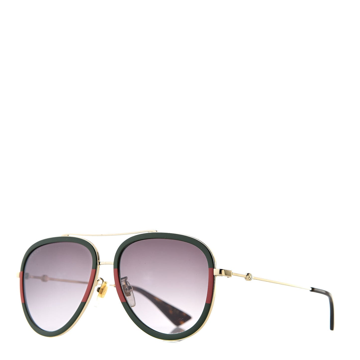 Web Aviator Sunglasses GG0062S Green Red