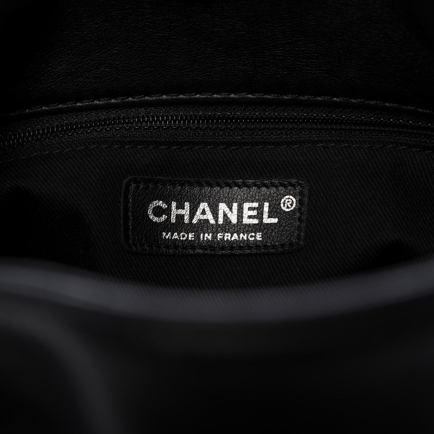 Lambskin Large Sharpei Shoulder Bag Black