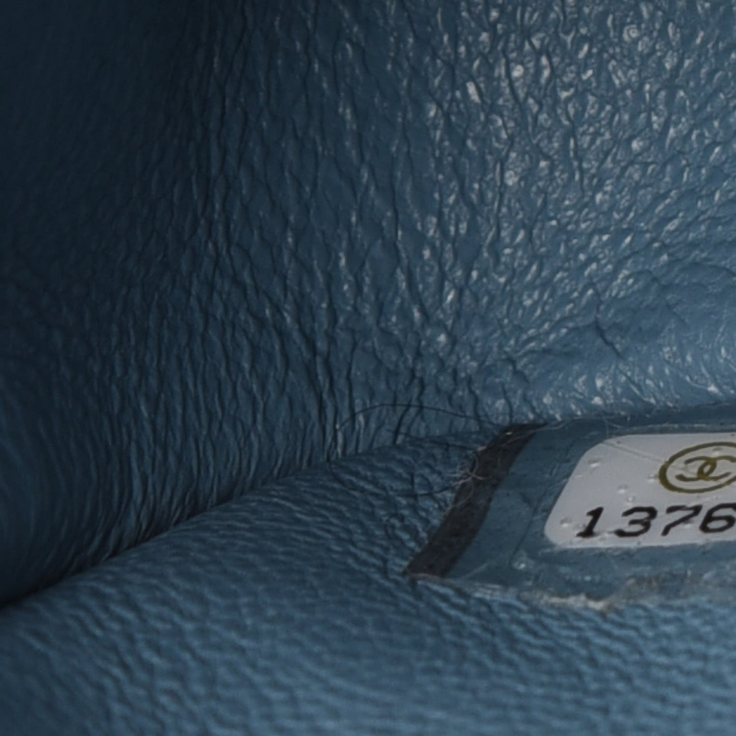 Lambskin Degrade Quilted Mini Square Flap Light Blue