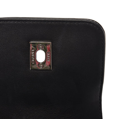 Chanel Patent Quilted Coco Shine Small Accordion Flap Black 8 of 10