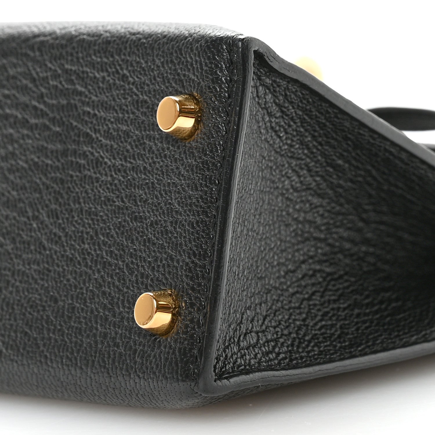 Hermes Chevre Mysore Horseshoe Mini Kelly Sellier 20 Black 10 of 11